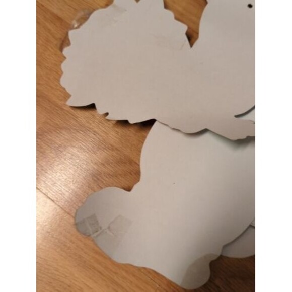 Easter Bunny with Basket Flowers Jointed Die Cut American Greetings Decoration - Picture 9 of 11